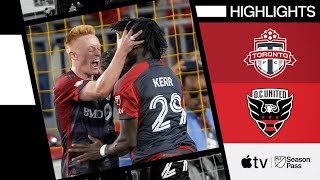 Toronto FC vs DC United  Full Match Highlights  August 31 2024 [upl. by Nivej]