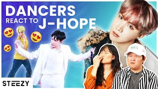 Dancers React to BTS JHope Dancing  STEEZYCO [upl. by Jola876]