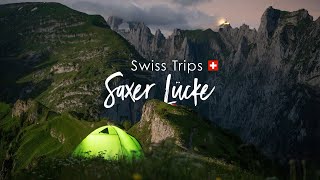 Wild camping Switzerland  Saxerlücke Alpstein [upl. by Candis]