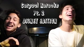 Carpool Karaoke Pt2 Disney Edition [upl. by Ahsaercal]