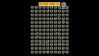 IQ TTEST FIND Shortsiqtestfind EDUCATION CHANNEL [upl. by Er]