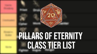 Pillars of Eternity Class Tier List [upl. by Eselehs]