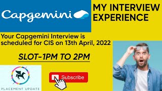 My Capgemini cis role interview experience last day conducted capgemini capgeminicisrole job [upl. by Mommy]