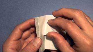 Origami Blinking Eyes Tutorial by Jeremy Shafer [upl. by Leahcym]