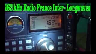 Radio France Inter 162 kHz Longwave TransAtlantic DXing Received 8763 KM  5445 MI [upl. by Ilat105]