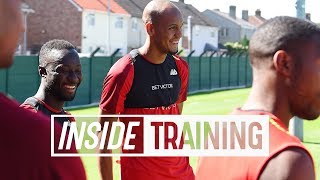 Inside Training Energysapping bleep tests  Keita Fabinho amp Milner [upl. by Mueller]