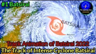 The Track of Tropical Cyclone Batsirai 2022 [upl. by Josie]