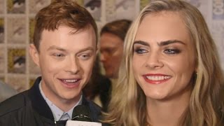 Valerian Cast Interview Comic Con 2016  Cara Delevingne Dane DeHaan [upl. by Beacham]