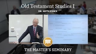 Lecture 1 Old Testament Studies I  Dr Keith Essex [upl. by Zakaria]