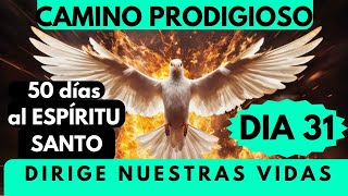 Día 31 🔥🙏 CAMINO PRODIGIOSO CON EL ESPÍRITU SANTO DIRIGE NUESTRAS VIDAS ❤️🙏❤️🙏❤️ [upl. by Alano505]