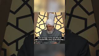 What does beloved Huzoor do when happy or worried about something [upl. by Michiko]