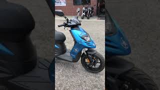 2018 Piaggio typhoon 50 Blue For Sale [upl. by Bashemath]