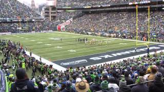 SEAHAWKS vs Cheese in the NFCC 2015 fake Field Goal amp TOUCHDOWN [upl. by Ykciv]