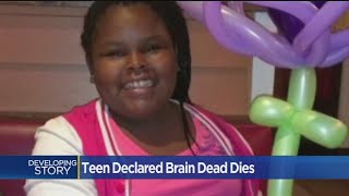 Girl Declared Brain Dead After 2013 Tonsillectomy Dies [upl. by Eiramadnil]