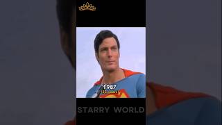 Superman Through the Decades Christopher Reeves Transformation 🥰💖shorts christoperreeve viral [upl. by Demitria]