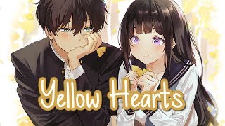 Nightcore  Yellow Hearts Switching Vocals  Lyrics [upl. by Hobie]