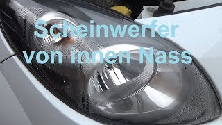 Auto Scheinwerfer von innen beschlagen feucht nass undicht [upl. by Basset]