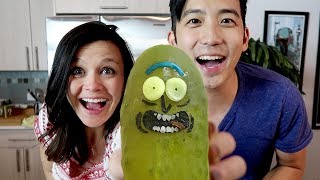 How to Make PICKLE RICK from Rick and Morty  Feast of Fiction [upl. by Nissa620]