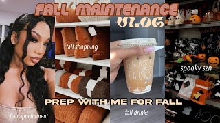 VLOG prepping for fall🍂 new hair  fall drinks  shopping for new apt decor amp more [upl. by Rosette332]