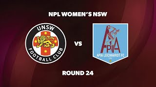 NPL Womens NSW Round 24 UNSW FC v APIA Leichhardt FC [upl. by Corsiglia]