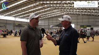 CC with Nathan Purdon at the NZB Standardbreds Yearling Sales [upl. by Hselin215]