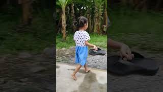 kaki emak kena duri 😭 funny shorts [upl. by Ennavoj]