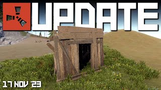 Legacy shelter And Character Customisation one day  Rust Update 17th November 2023 [upl. by Bang]