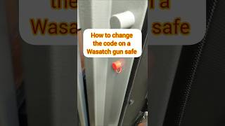 How to change the entry code on a Wasatch gun safe [upl. by Essirahc]