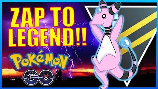 AMPHAROS LANDS CLUTCH ZAP CANNONS FOR FIRST TIME LEGEND  POKÉMON GO BATTLE LEAGUE [upl. by Viviene]