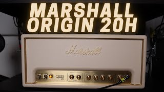 MARSHALL ORIGIN 20H  Great Budget Friendly Plexi [upl. by Aehs46]