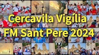 Cercavila Vigília FM Sant Pere 2024 Sant Pere de Ribes [upl. by Karia]