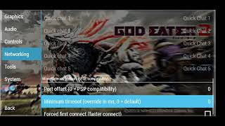 PPSSPP  God Eater 2 Settings [upl. by Redmer]