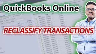 Reclassify Transactions in QuickBooks Online 2019 [upl. by Dollie]