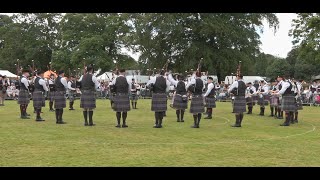 Scottish Power Pipe Band at the 2024 Scottish Championships in Dumbarton [upl. by Notyep]