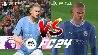 ✅COMPARATIVA GAMEPLAY EA FC 24 DE PS5 VS PS4 EN FUT HAY GRANDES CAMBIOS VALE LA PENA LA NEXT GEN [upl. by Darbie]