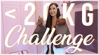 PACKING UNDER 20KG LUGGAGE CHALLENGE  JAMIE CHUA [upl. by Codding559]