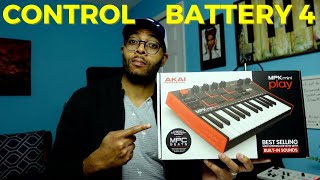 Akaipro MPK Mini Play mk3  Native Instruments Battery 4 [upl. by Atiuqat]