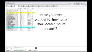 How to fix Reallocated count sector [upl. by Ecined]