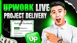 Upwork লাইভ প্রোজেক্ট ডেলিভারি  Upwork Project Delivery Bangla Tutorial for Beginners [upl. by Minton]