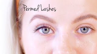 EYELASH PERM amp LIFT  Does it work [upl. by Dunstan127]