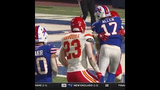 Josh Allen rushes for a 26yard touchdown vs Kansas City Chiefs [upl. by Anital]