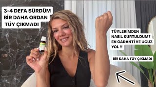 LİMON YAĞI SÜRDÜM VE BİRDAHA HİÇ TÜY ÇIKMADI🍋  TÜYLERİMDEN SONSUZA DEK NASIL KURTULDUM [upl. by Elleirad377]