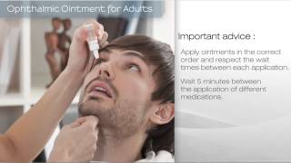 Ophthalmic Ointment Application Narrated by Melanie Haynes [upl. by Rowney]