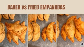 Empanada Recipe  Baked vs Fried Empanadas explorewithsu [upl. by Yks817]