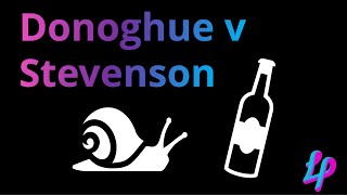 Donoghue v Stevenson  Tort Law [upl. by Fifine]