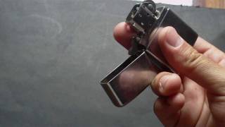 zippo trick 3  Palm Squeeze  with tutorial [upl. by Enicnarf]