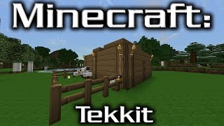 Tekkit Classic Ep1  The First Night [upl. by Ognimod]