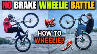 CYCLE STUNT CHALLENGE  How to Wheelie [upl. by Etoile]