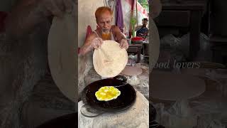 Amazing Egg Roti Making [upl. by Annerol]