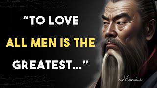 Wise Ancient Wisdom From Chinese Philosopher Mencius [upl. by Mchale]